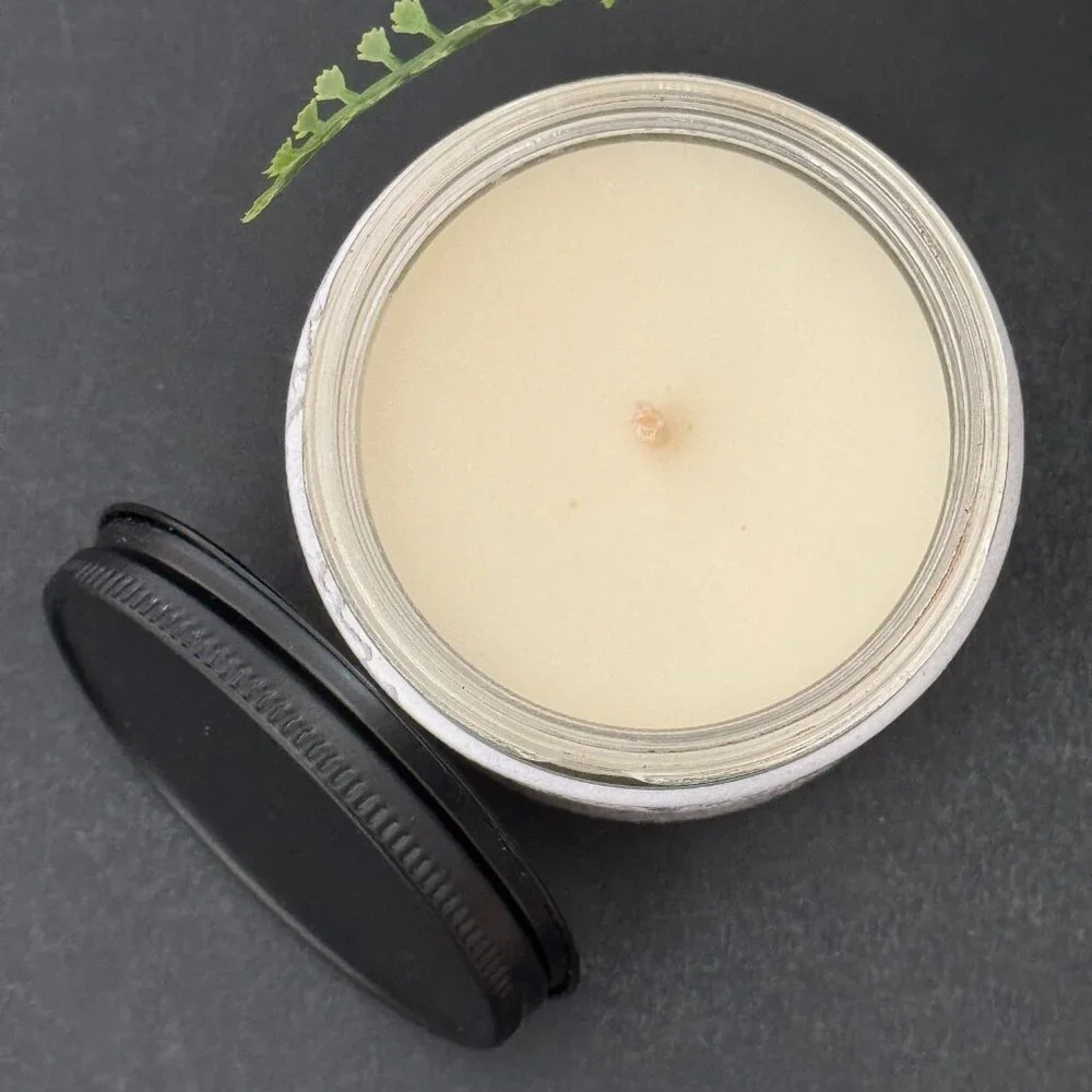BBW Vanilla Balsam White Barn Bath & Body Works Mason Jar Single Wick Candle - Picture 6 of 10